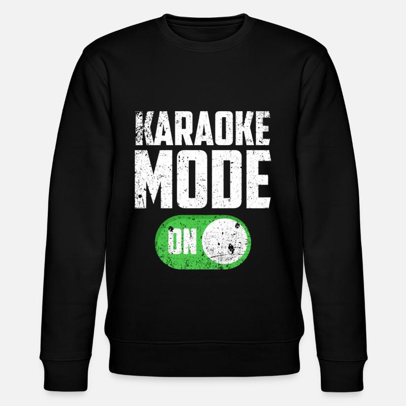 Karaoke - Stanley/Stella Unisex Bio-Sweatshirt CHANGER  - Schwarz