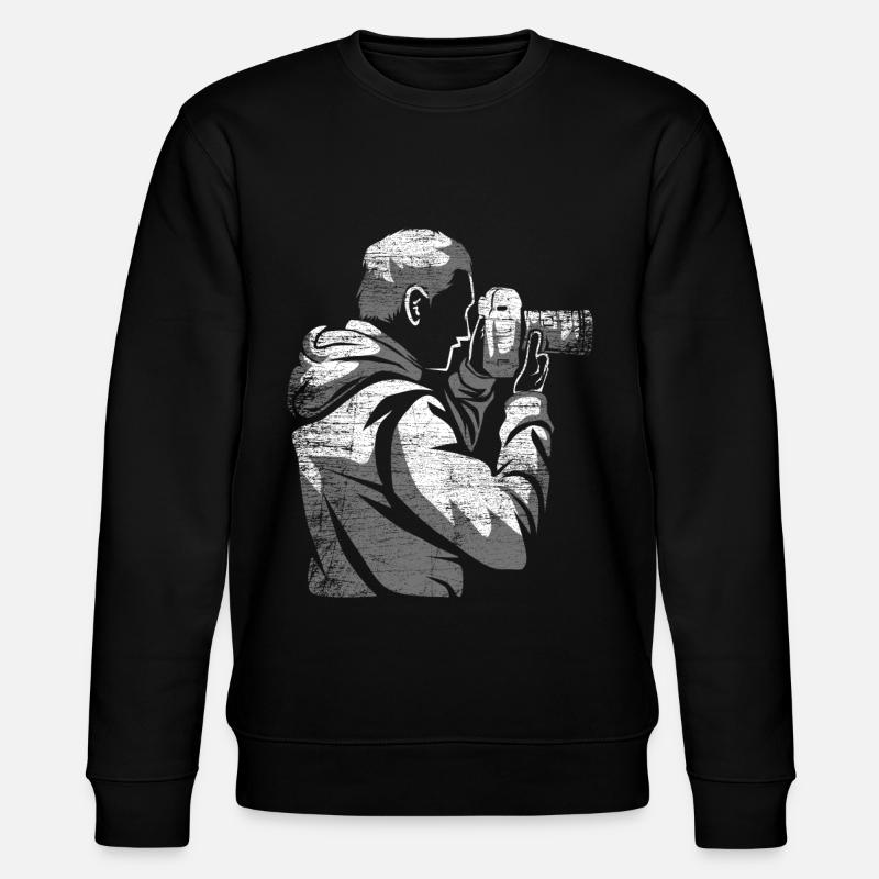 Photographe caméra cadeau - Sweat bio CHANGER Stanley/Stella Unisexe - noir