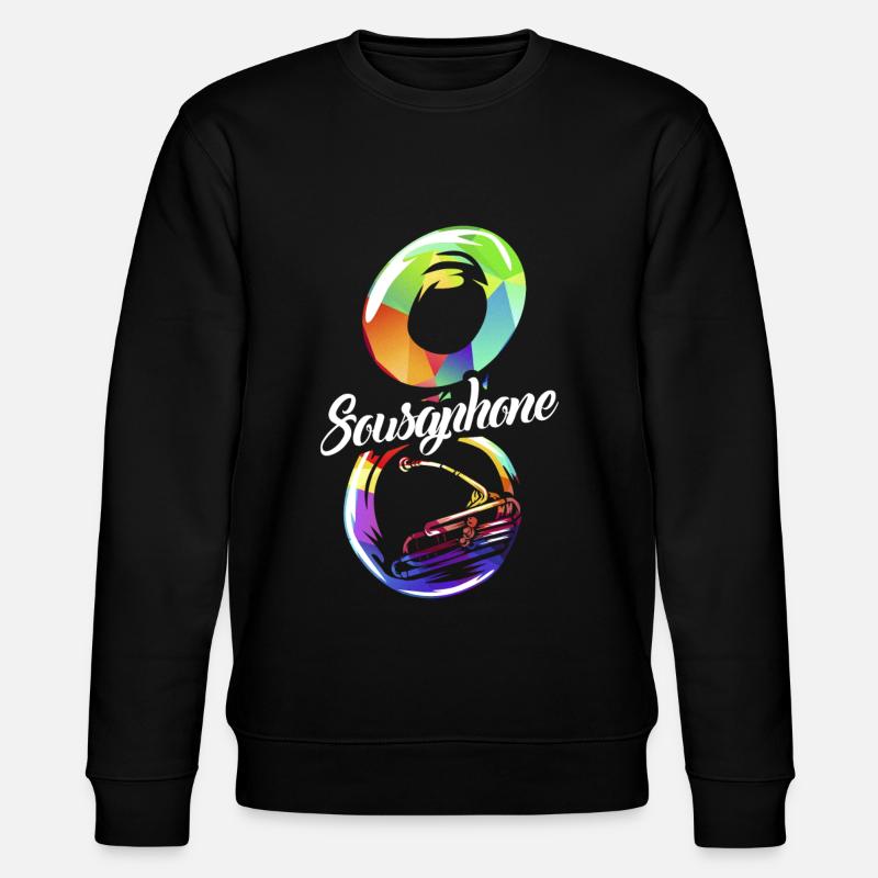 Sousaphon Geschenk - Stanley/Stella Unisex Bio-Sweatshirt CHANGER  - Schwarz