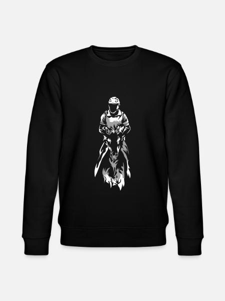 Endurance Equestrian Gift - Stanley/Stella CHANGER Unisex Organic Sweatshirt - black