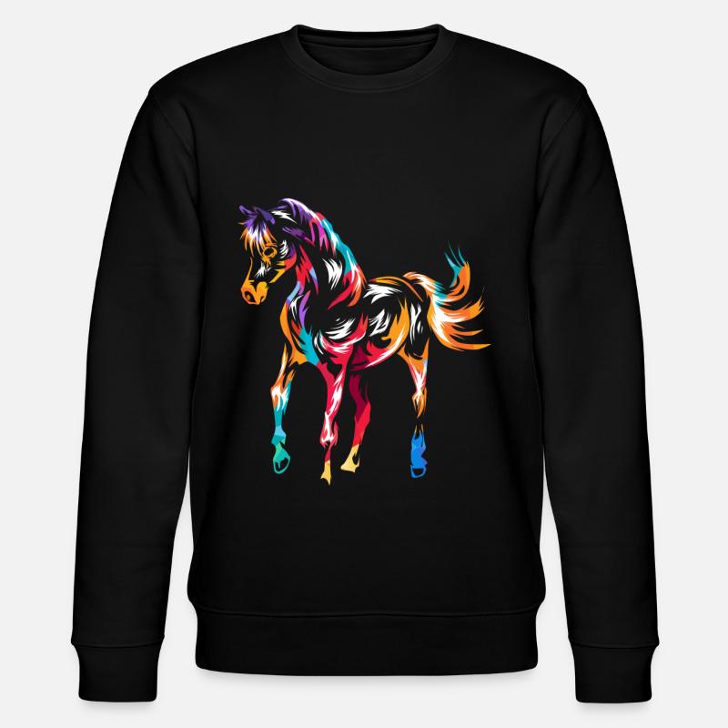 Cheval arabe - Sweat bio CHANGER Stanley/Stella Unisexe - noir