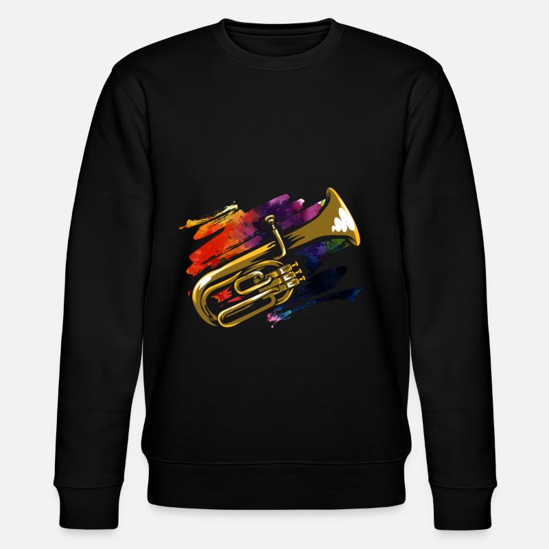 Althorn Geschenk - Stanley/Stella Unisex Bio-Sweatshirt CHANGER  - Schwarz