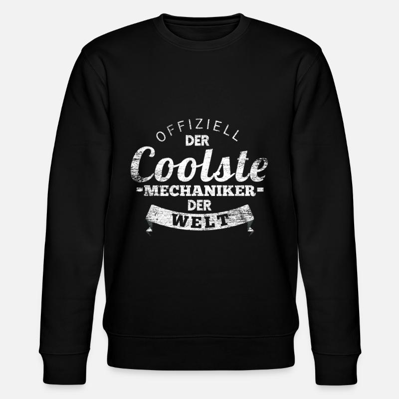 Mechaniker Handwerker Geschenk - Stanley/Stella Unisex Bio-Sweatshirt CHANGER - Schwarz