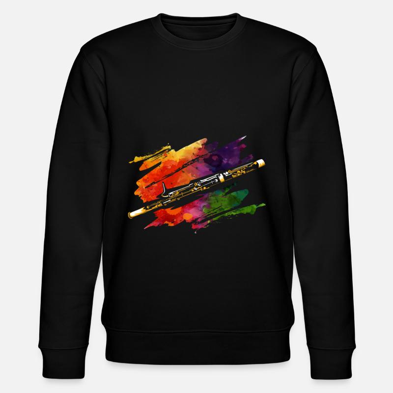 Fagott - Stanley/Stella Unisex Bio-Sweatshirt CHANGER  - Schwarz