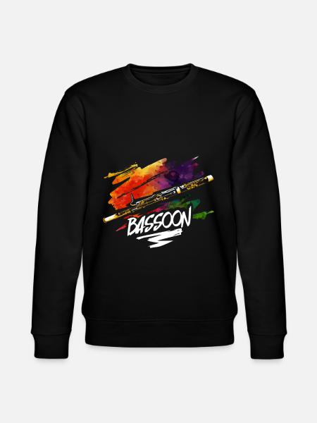 Bassoon gift - Stanley/Stella CHANGER Unisex Organic Sweatshirt - black