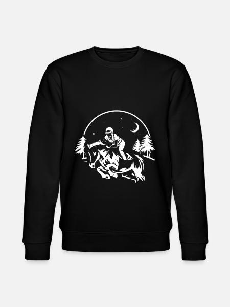 Concours équestre de saut d'obstacles - Sweat bio CHANGER Stanley/Stella Unisexe - noir