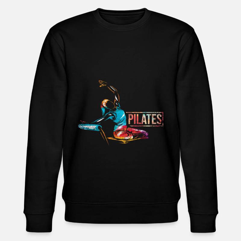 Pilates Geschenk - Stanley/Stella Unisex Bio-Sweatshirt CHANGER  - Schwarz