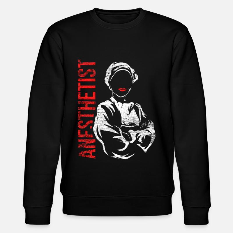 Anesthesiologist doctor gift - Stanley/Stella CHANGER Unisex Organic Sweatshirt - black