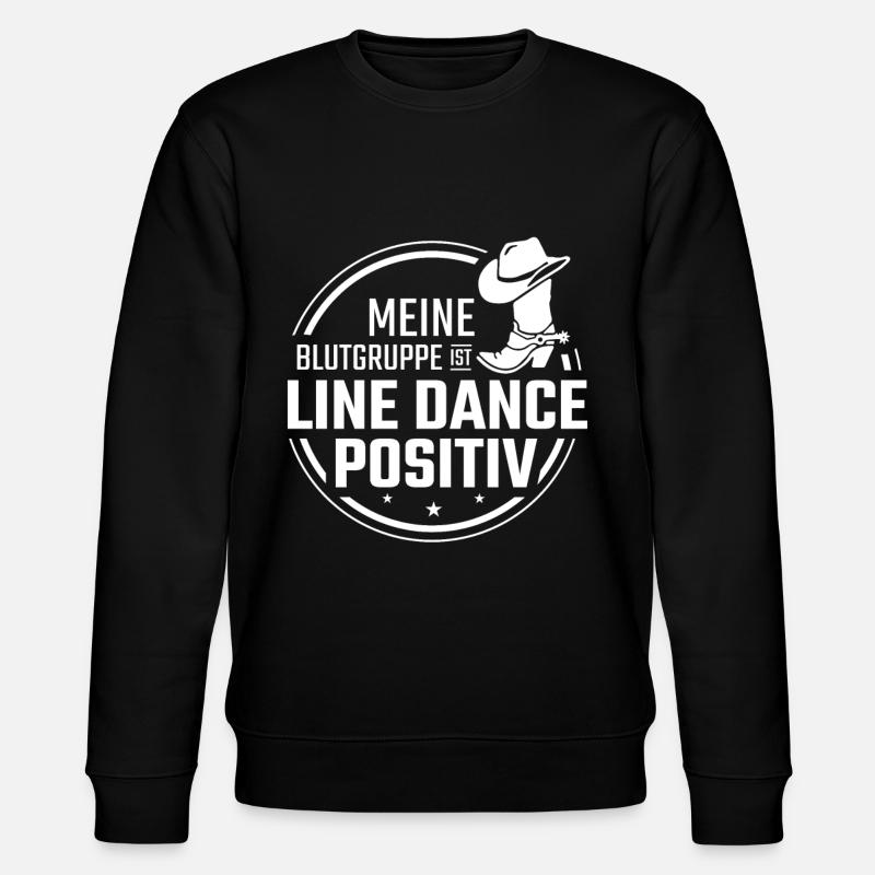 Linedance Geschenk - Stanley/Stella Unisex Bio-Sweatshirt CHANGER - Schwarz
