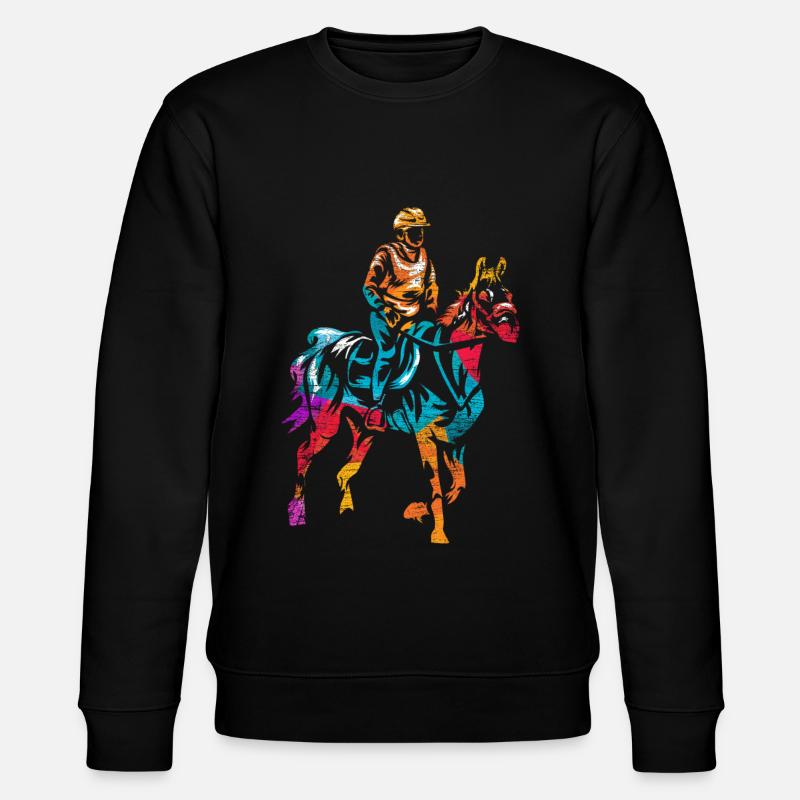 Endurance riding gift - Stanley/Stella CHANGER Unisex Organic Sweatshirt - black