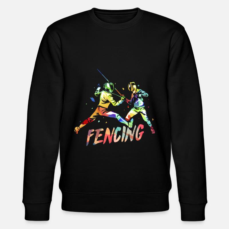 Fechten - Stanley/Stella Unisex Bio-Sweatshirt CHANGER  - Schwarz