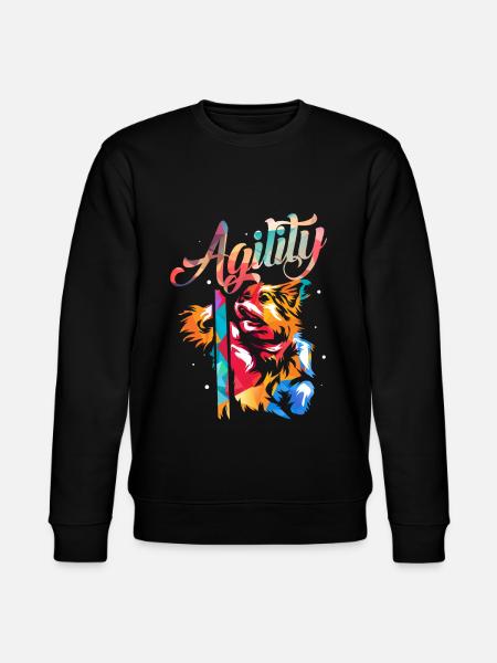 Dog agility - Stanley/Stella CHANGER Unisex Organic Sweatshirt - black