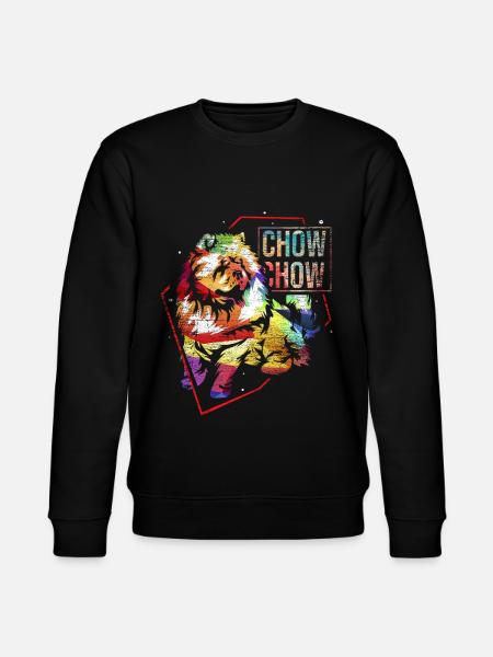 Chow Chow gift - Stanley/Stella CHANGER Unisex Organic Sweatshirt - black