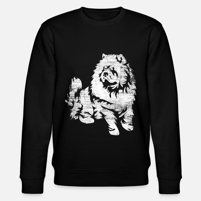 Chow Chow Cadeau de chien - Sweat bio CHANGER Stanley/Stella Unisexe - noir
