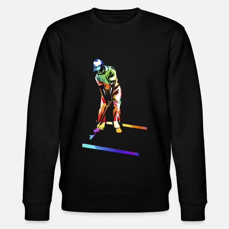 Minigolf - Stanley/Stella Unisex Bio-Sweatshirt CHANGER  - Schwarz