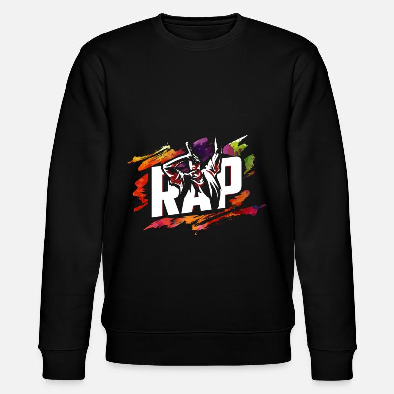 rap - Stanley/Stella CHANGER Unisex Organic Sweatshirt - black