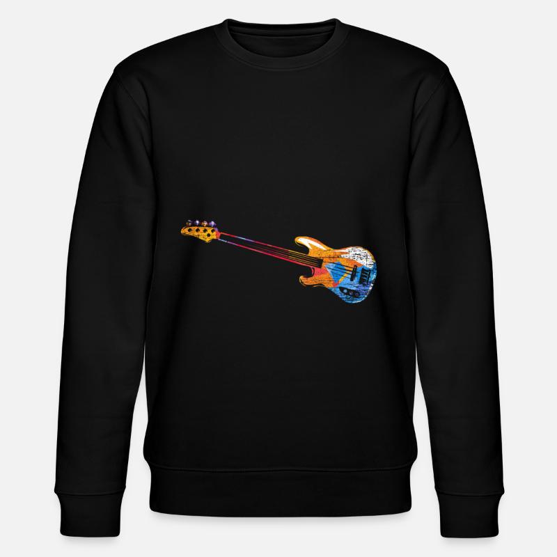 Guitares basse e-cadeau - Sweat bio CHANGER Stanley/Stella Unisexe - noir
