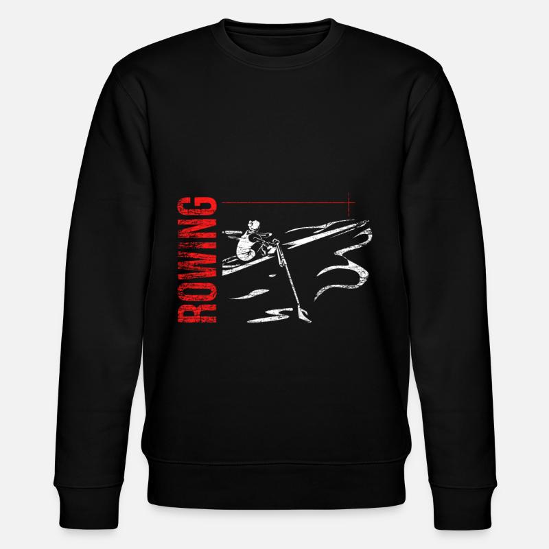 Rudern - Stanley/Stella Unisex Bio-Sweatshirt CHANGER - Schwarz