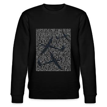 Segelfliegen - Stanley/Stella Unisex Bio-Sweatshirt CHANGER  - Schwarz - Vorne - Nik (191cm) & Marisol (170cm)