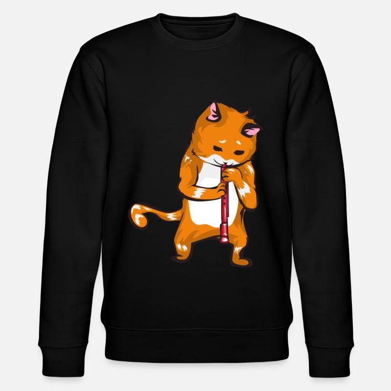 Hautbois chat - Sweat bio CHANGER Stanley/Stella Unisexe - noir