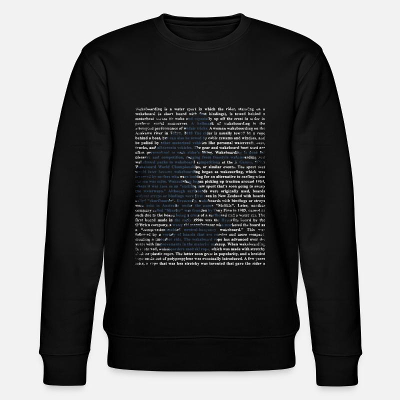 Wakeboarding - Stanley/Stella CHANGER Unisex Organic Sweatshirt - black