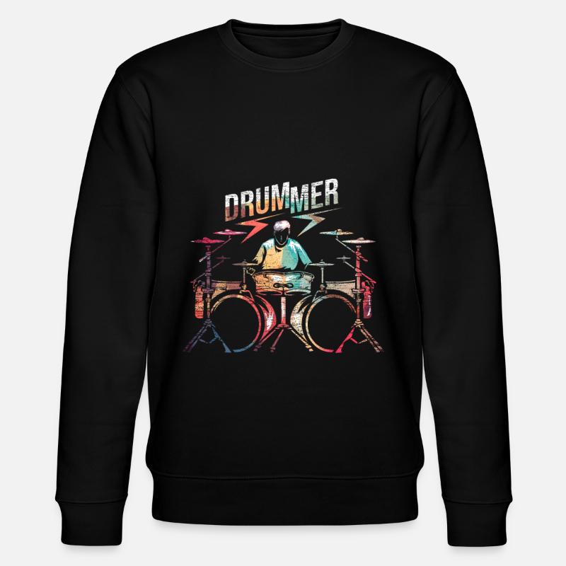 Batterie de batteur - Sweat bio CHANGER Stanley/Stella Unisexe - noir