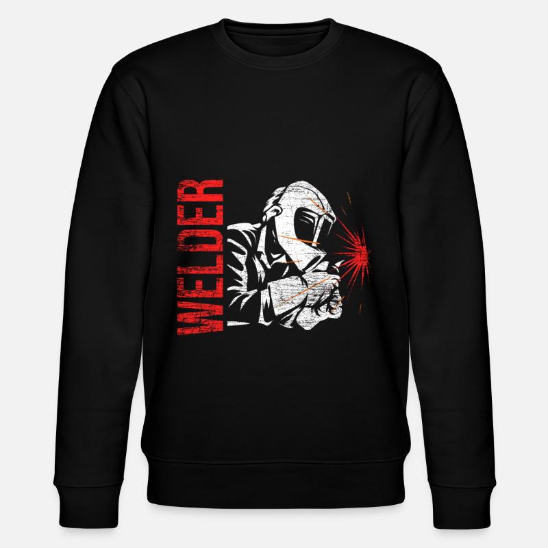 Beruf Schweißer Schweißen - Stanley/Stella Unisex Bio-Sweatshirt CHANGER  - Schwarz