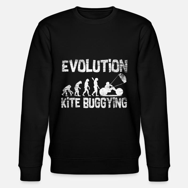 Evolution kite buggying - Stanley/Stella CHANGER Unisex Organic Sweatshirt - black