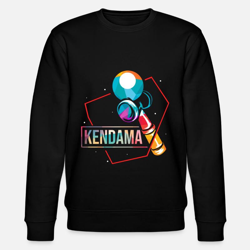Kendama Japan Kromkendama - Stanley/Stella Unisex Bio-Sweatshirt CHANGER  - Schwarz
