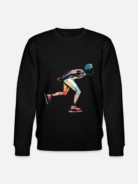 Ice skating figure skating - Stanley/Stella CHANGER Unisex Organic Sweatshirt - black