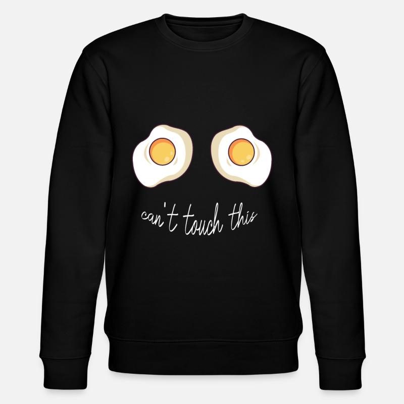 Breasts - Do not touch - Stanley/Stella CHANGER Unisex Organic Sweatshirt - black