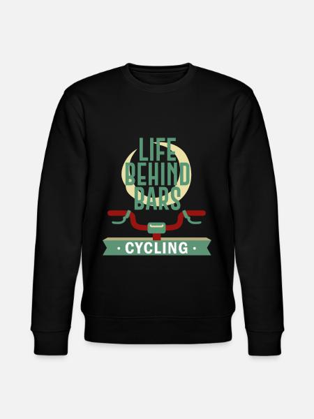 Life Behind Bars - Cycling - Stanley/Stella CHANGER Unisex Organic Sweatshirt - black