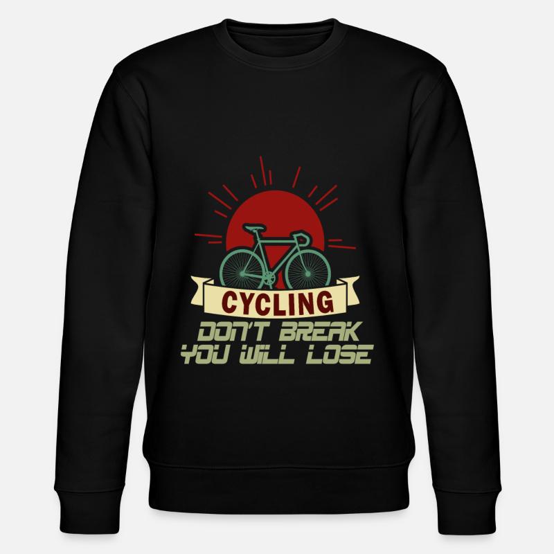 Vélo de route moderne - cyclisme - Sweat bio CHANGER Stanley/Stella Unisexe - noir