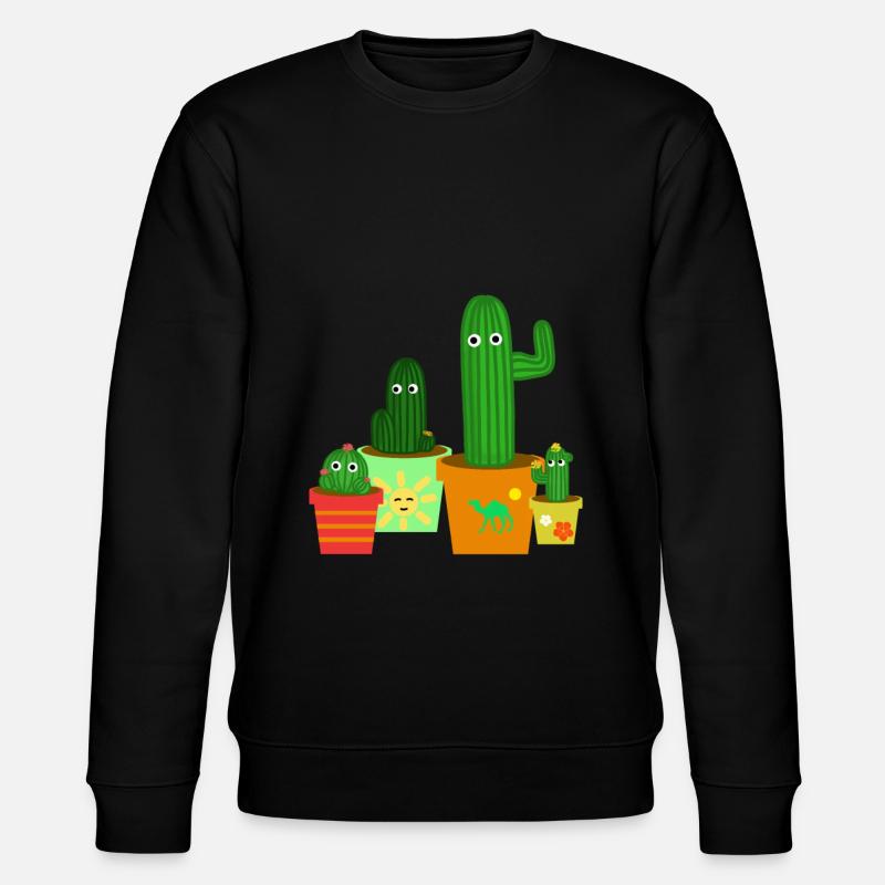 cactus - Sweat bio CHANGER Stanley/Stella Unisexe - noir