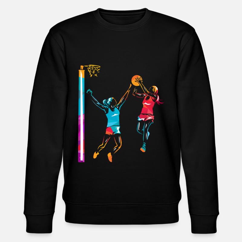 Netzball - Stanley/Stella Unisex Bio-Sweatshirt CHANGER  - Schwarz