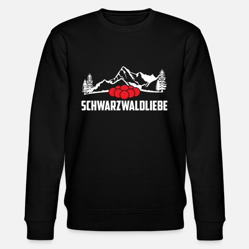 Schwarzwaldliebe Schwarzwald - Stanley/Stella Unisex Bio-Sweatshirt CHANGER  - Schwarz