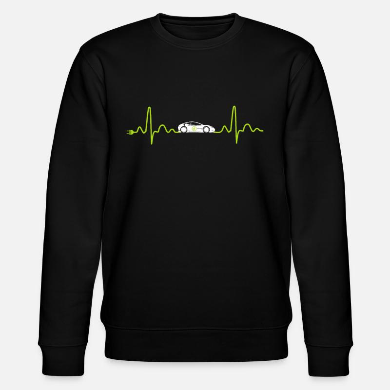 Elektroauto EAuto - Stanley/Stella Unisex Bio-Sweatshirt CHANGER  - Schwarz