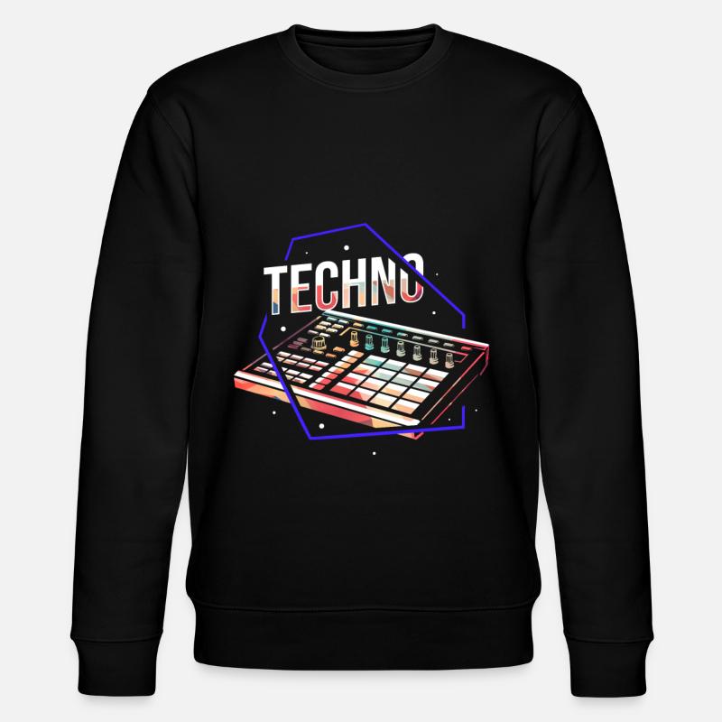 Techno - Stanley/Stella CHANGER Unisex Organic Sweatshirt - black
