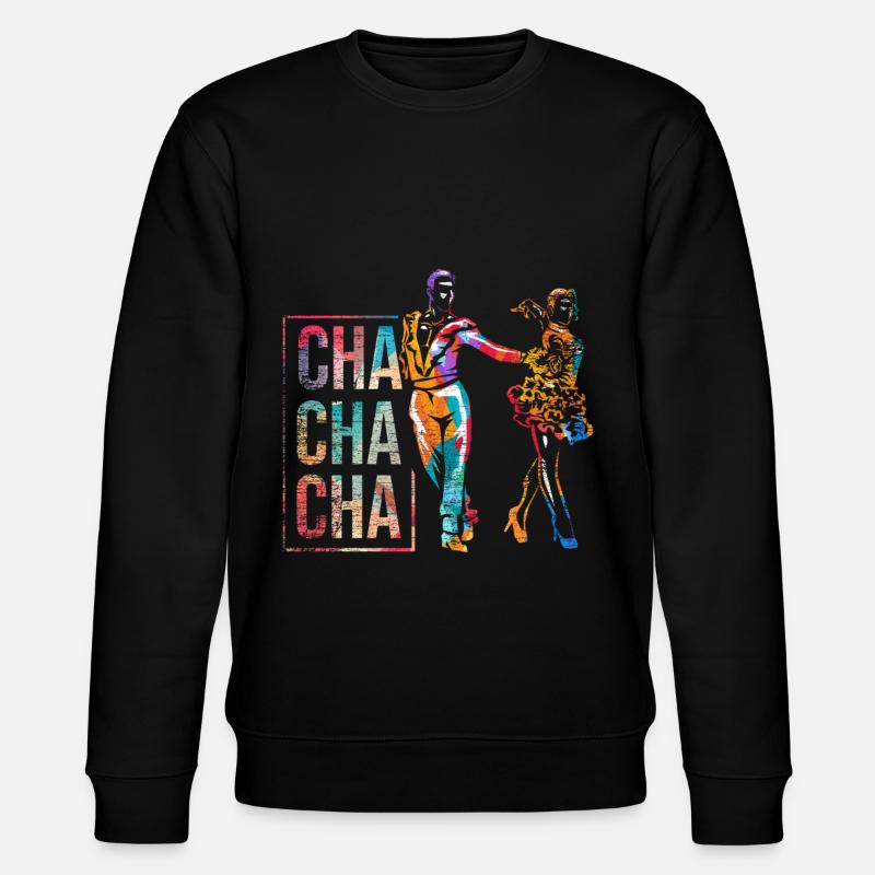 Cha Cha Tanz - Stanley/Stella Unisex Bio-Sweatshirt CHANGER  - Schwarz