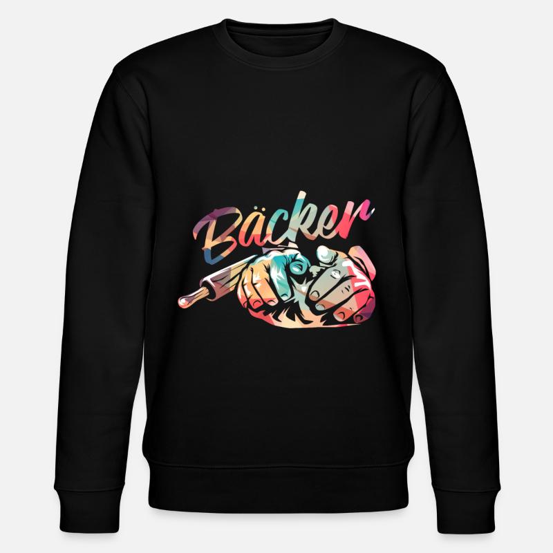 Bäcker - Stanley/Stella Unisex Bio-Sweatshirt CHANGER - Schwarz