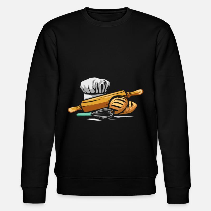 Bäcker - Stanley/Stella Unisex Bio-Sweatshirt CHANGER  - Schwarz