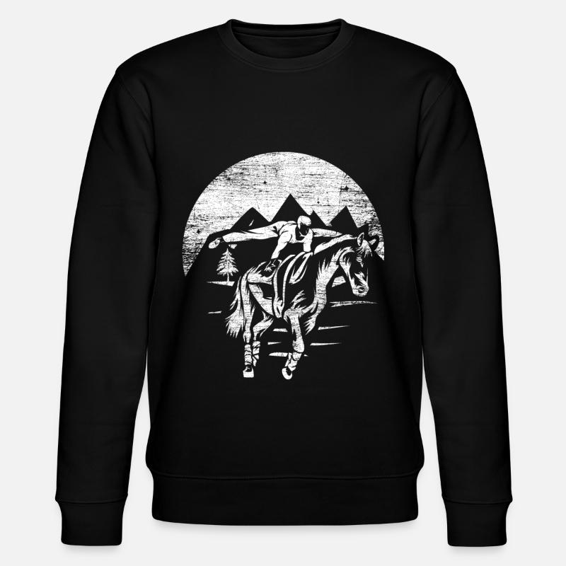 Voltigieren - Stanley/Stella Unisex Bio-Sweatshirt CHANGER  - Schwarz