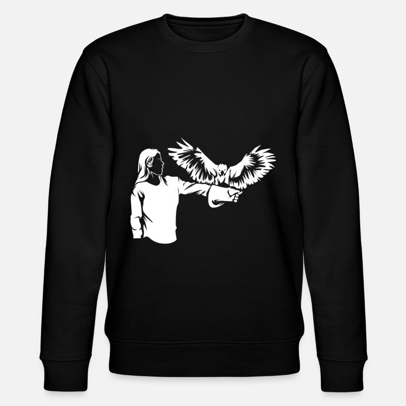 fauconnerie - Sweat bio CHANGER Stanley/Stella Unisexe - noir