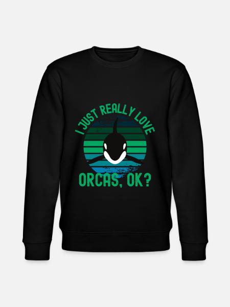 J’adore les orques - Sweat bio CHANGER Stanley/Stella Unisexe - noir