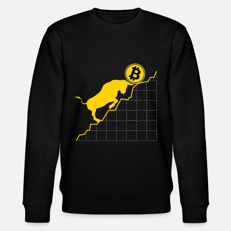 Crypto Pour Bitcoin-Trader Blockchain Bitcoin - Sweat bio CHANGER Stanley/Stella Unisexe - noir
