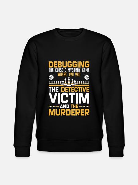 Programmierer Entwickler - Code Nerd Debug - Stanley/Stella Unisex Bio-Sweatshirt CHANGER - Schwarz