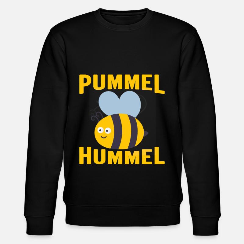 Pummel Hummel - Stanley/Stella Unisex Bio-Sweatshirt CHANGER - Schwarz