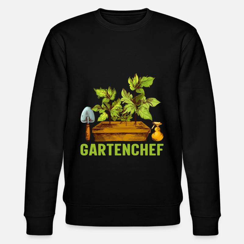 Gartenchef - Stanley/Stella Unisex Bio-Sweatshirt CHANGER  - Schwarz