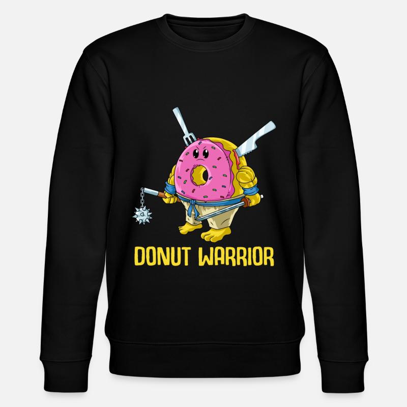 Donut Doughnut - Stanley/Stella Unisex Bio-Sweatshirt CHANGER  - Schwarz