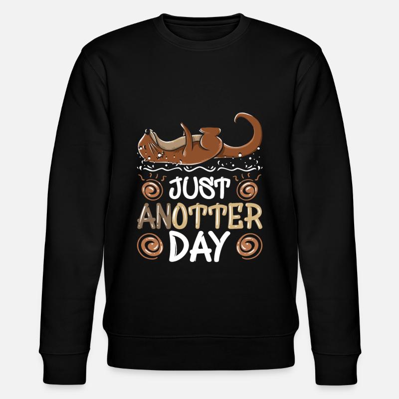 Otter - Stanley/Stella Unisex Bio-Sweatshirt CHANGER  - Schwarz